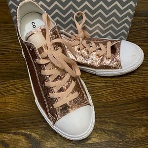 Rose Gold Converse All Stars